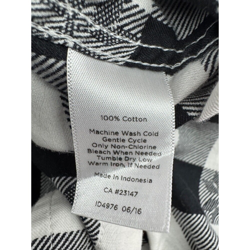 Talbot's Long Sleeve Check Pattern Button Down Bl… - image 6